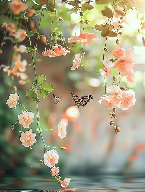 上联：唯有诗人怜叶落；下联：岂无歌者叹花开。