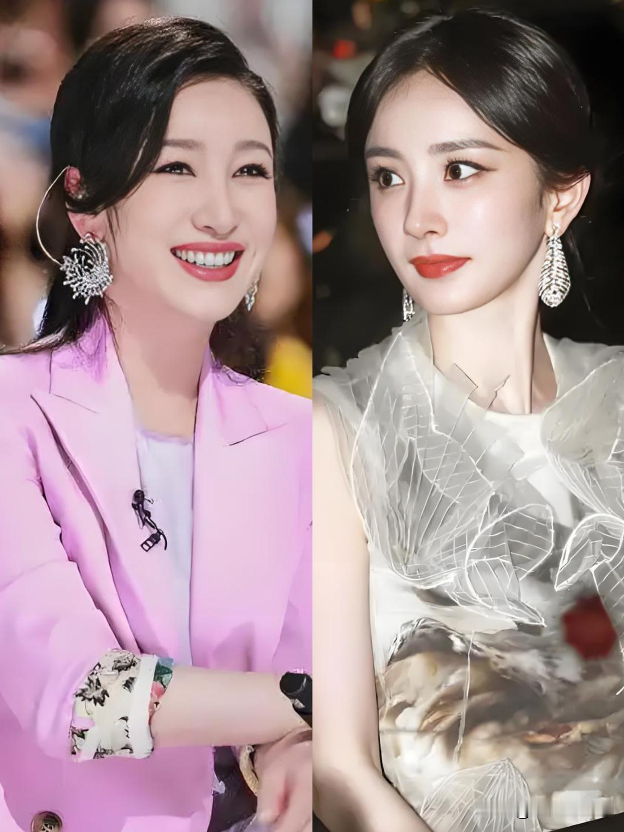 杨幂，要不是秦海璐我都不知道你是这样的，估计连她自己也没有意识到她在面对