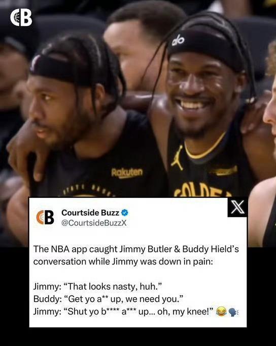 巴特勒受伤倒下时，一旁的希尔德也不忘跟吉米调侃巴特勒：“这看起来很恶心，是吧？”