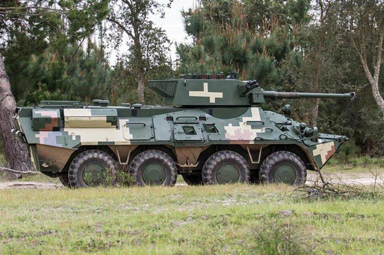 BTR-3E1：换装90毫米炮塔的乌克兰轮式装甲车BTR-3E1是乌克兰哈尔科