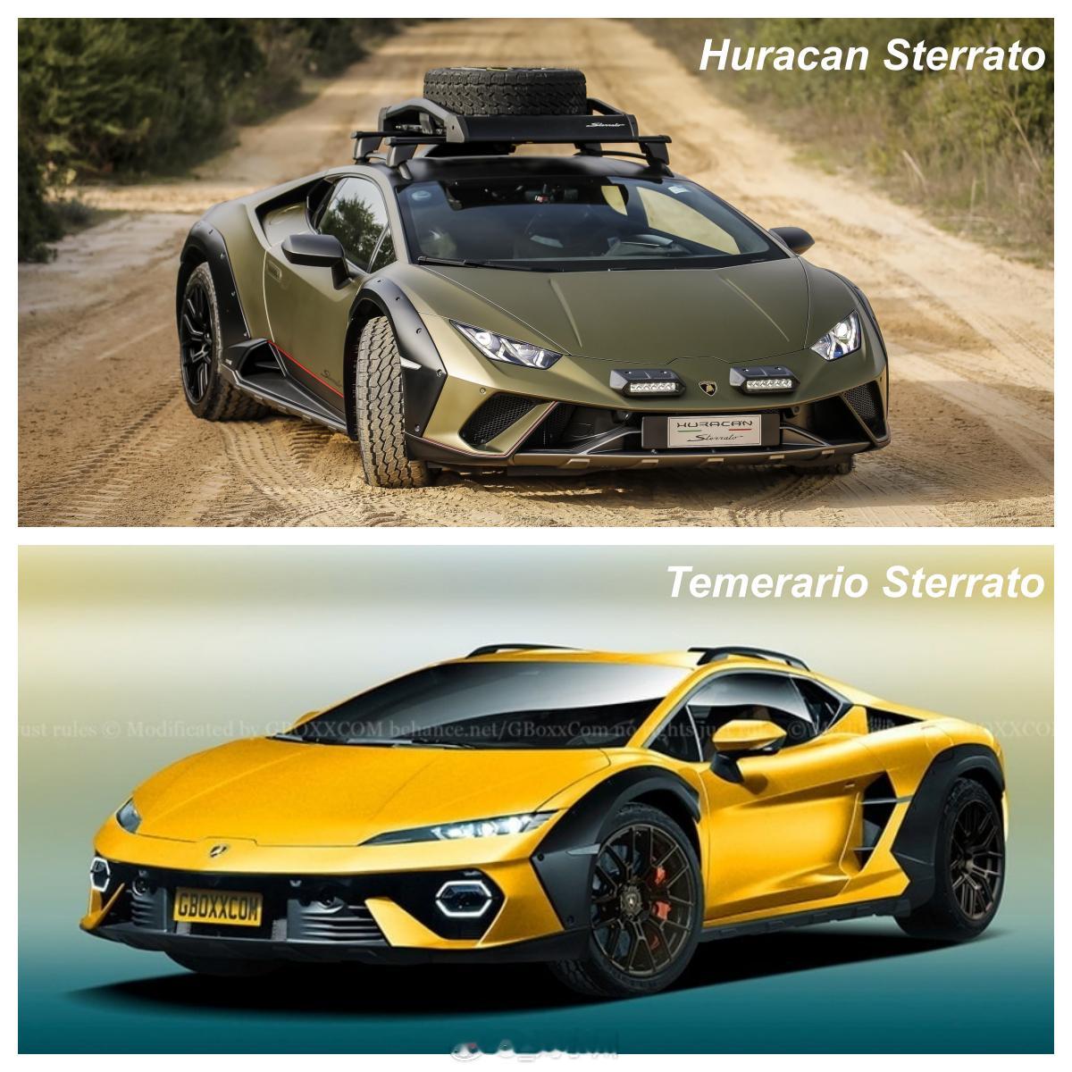 兰博基尼小牛&大牛拉力版【新车渲染】兰博基尼新小牛拉力版TemerarioS