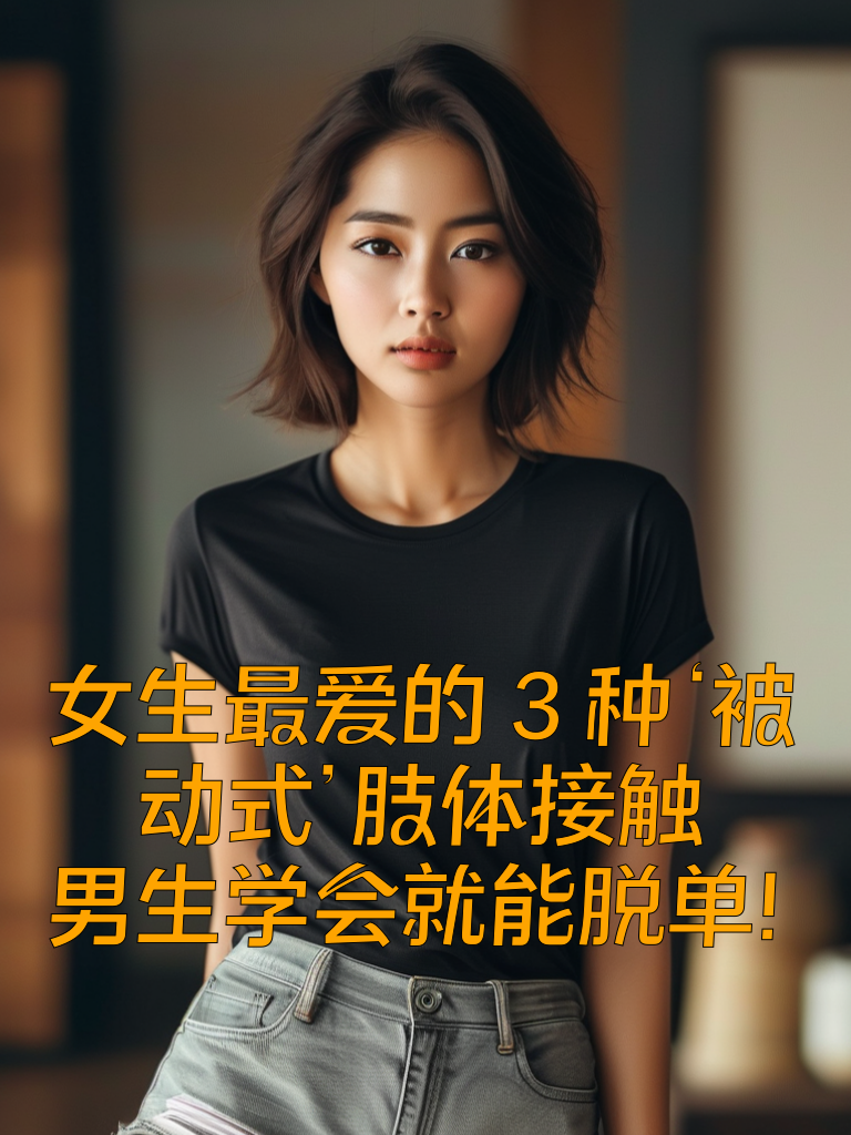 女生最爱的3种‘被动式’肢体接触，男生学会就能脱单！