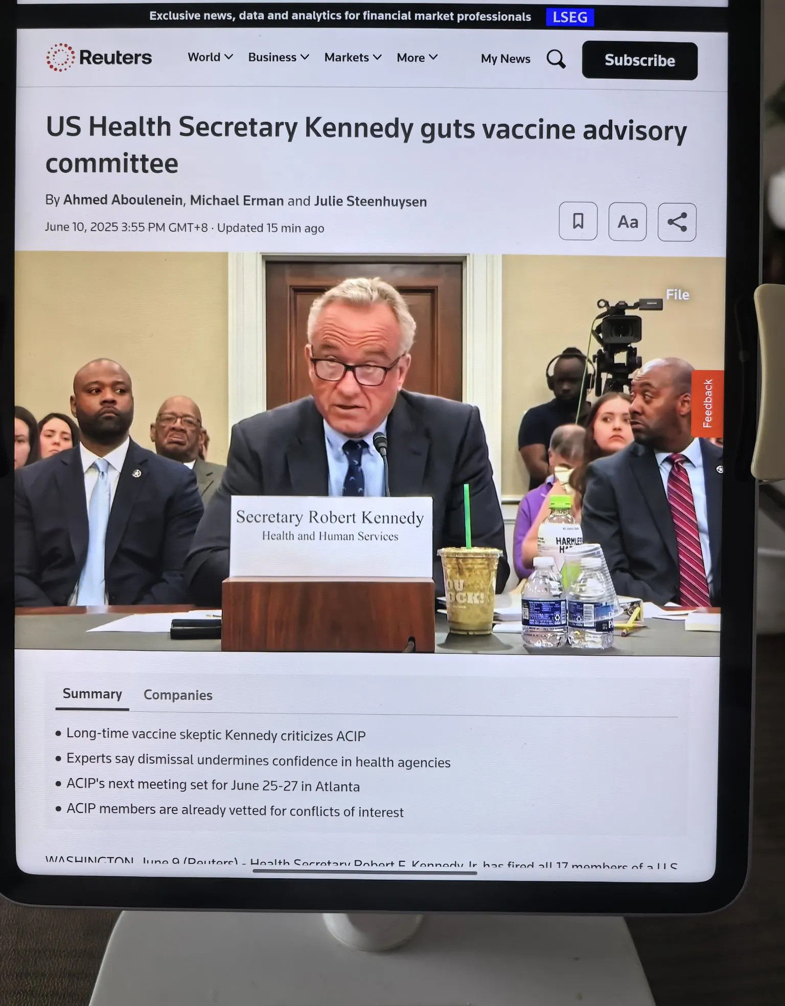 美国解雇疾控中心疫苗专家天呐，这简直是晴天霹雳！美国卫生