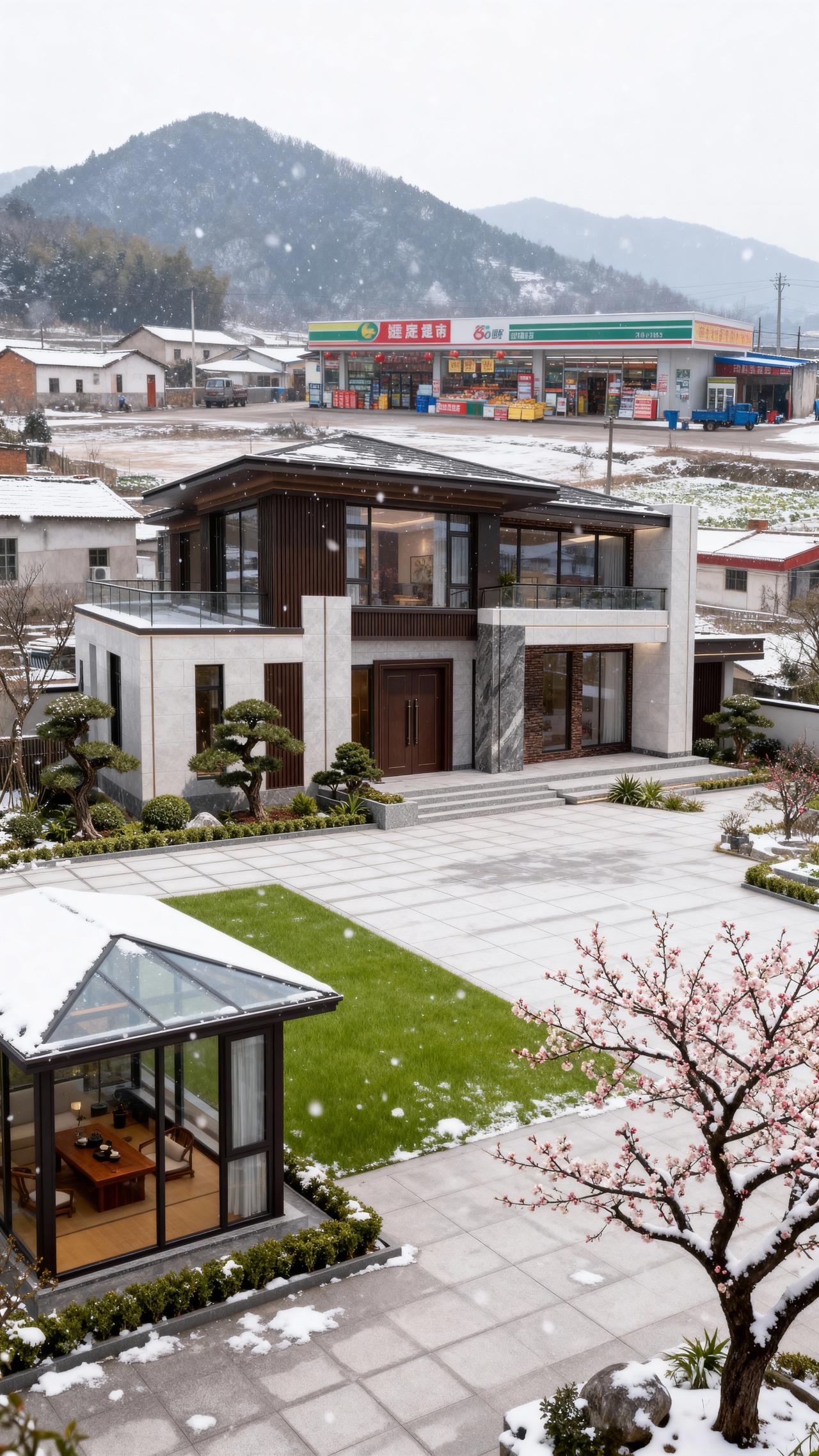 家乡下雪了，美的一塌糊涂！还有一个星期就要放假啦，今年最大的收获就是把老家房