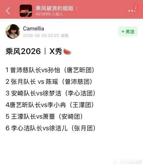 张月陈瑶四公X秀陈凯琳何宣林四公X秀网传浪姐X秀阵容网传的四公X秀对战名单太有