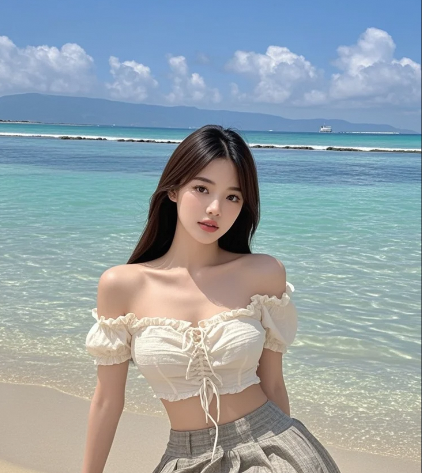 这片海滩很安静，刚好能听见我心里的声音——都是关于你