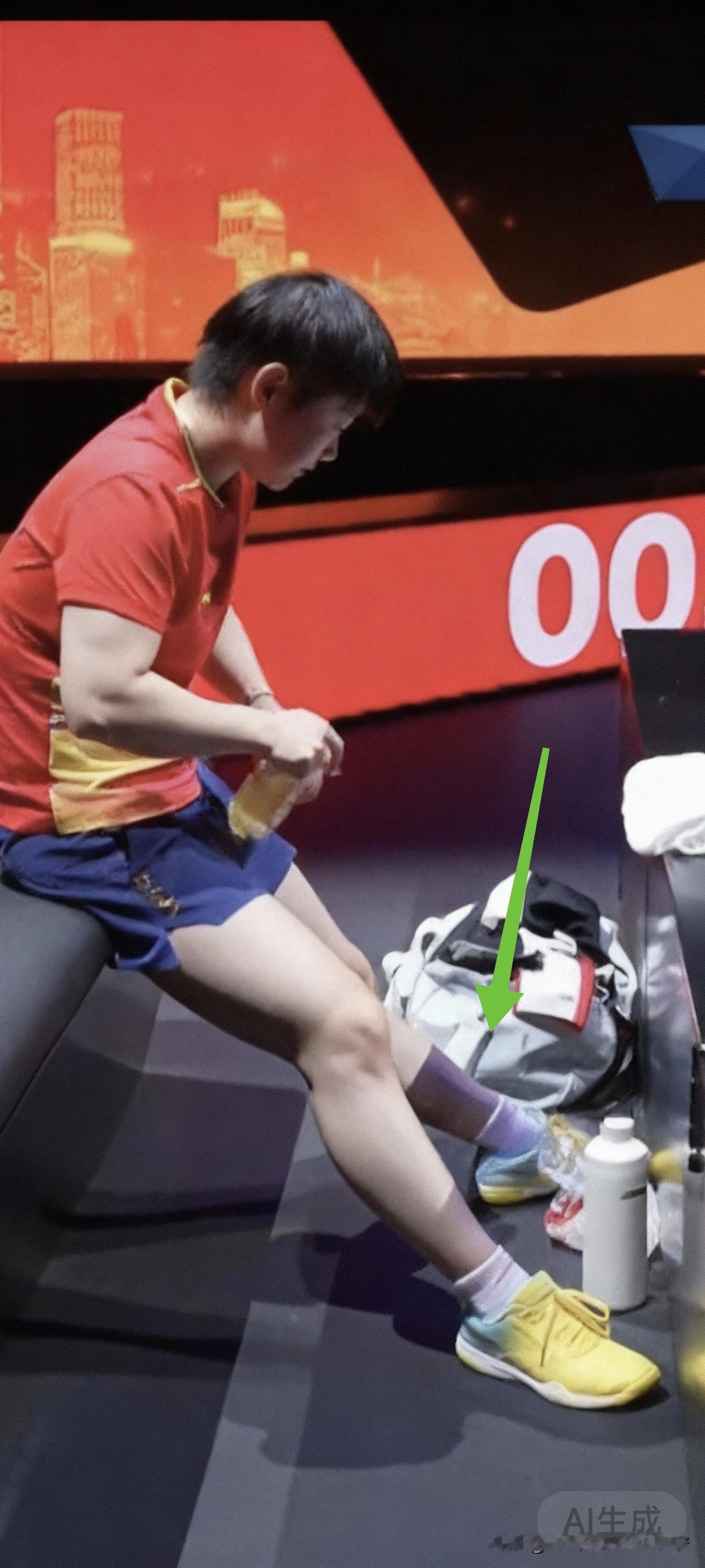 莎莎左脚踝受伤了，就在今天与蒯曼的半决赛上。像莎莎，曼昱她们这种绝对主