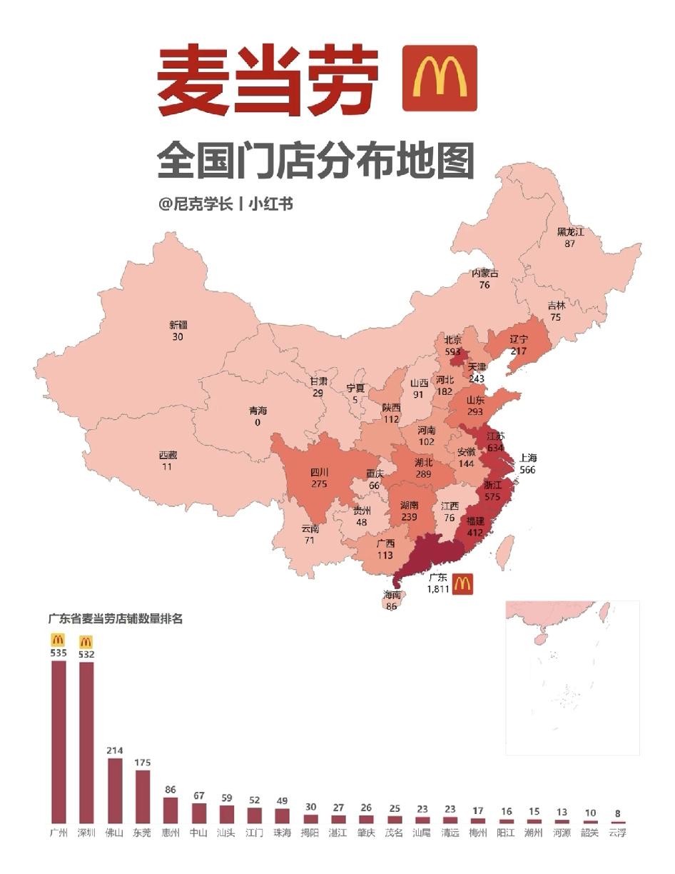 你敢信？麦当劳竟是隐藏的粤菜顶流！广东全省1811家门店，广州、深圳就占了超10