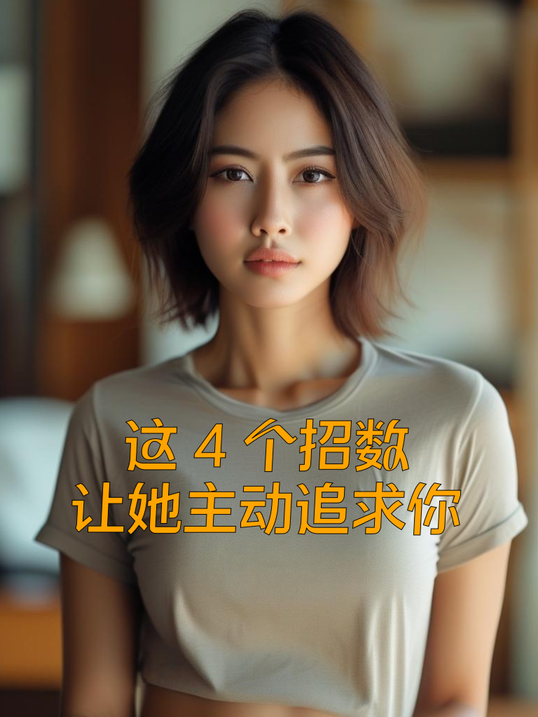 这4个招数，让她主动追求你