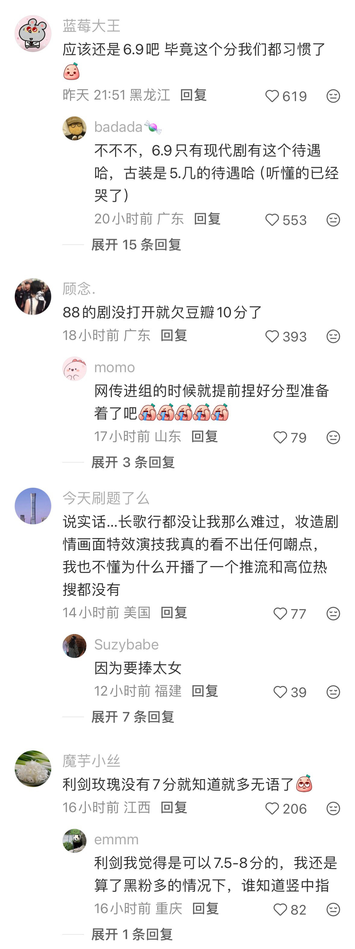 看到大家在讨论《白日提灯》豆瓣评分了还挺有意思的巴粉可能对豆瓣从没抱有幻想，觉得