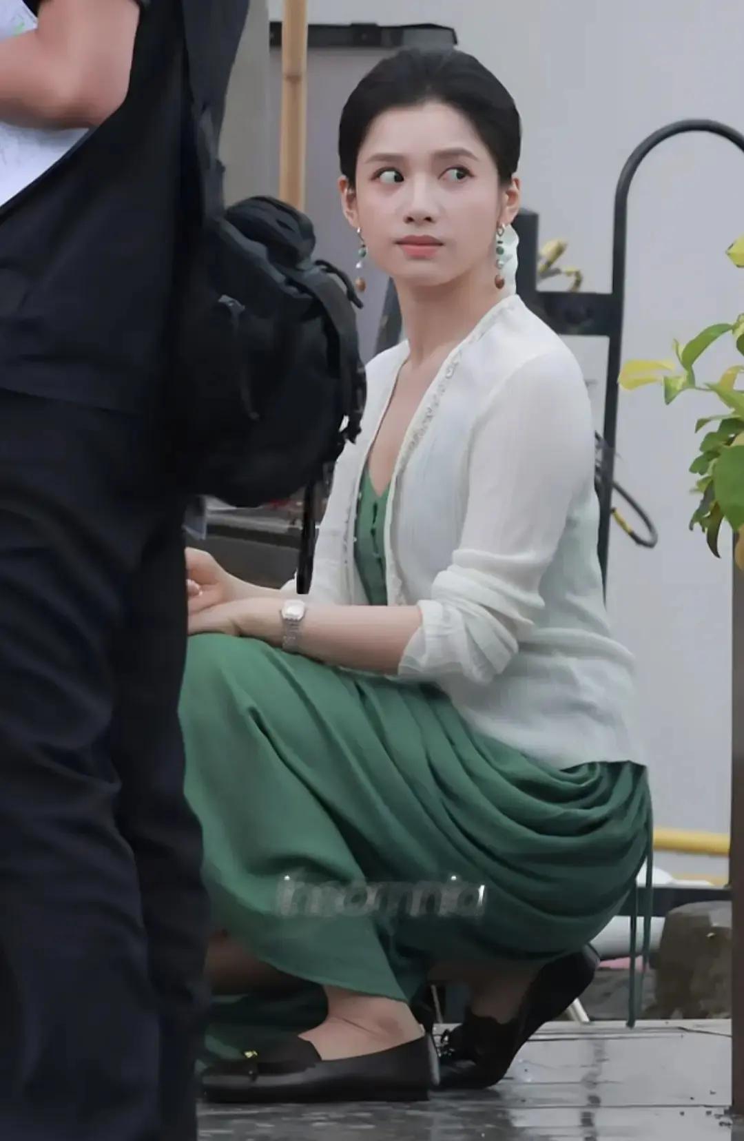 张婧仪这种大骨架是真的显胖啊