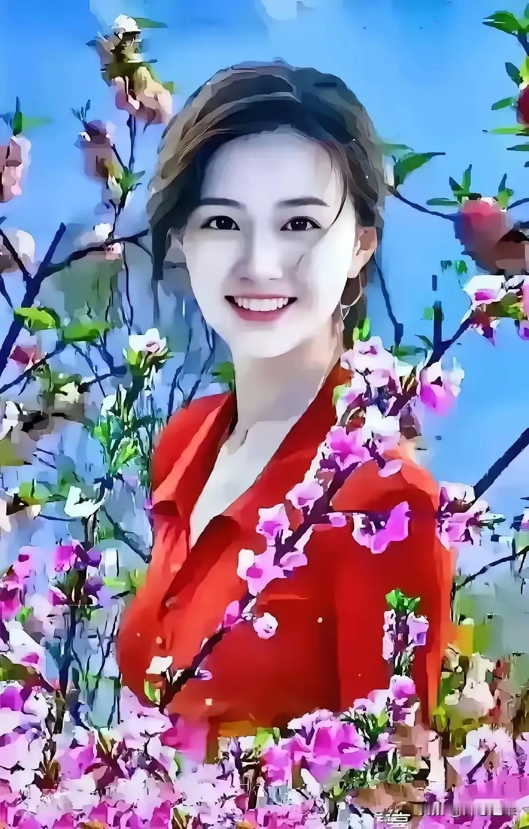 春天里的微笑，花开如梦，少女心满满！🌸🌸仙女下凡赏花开