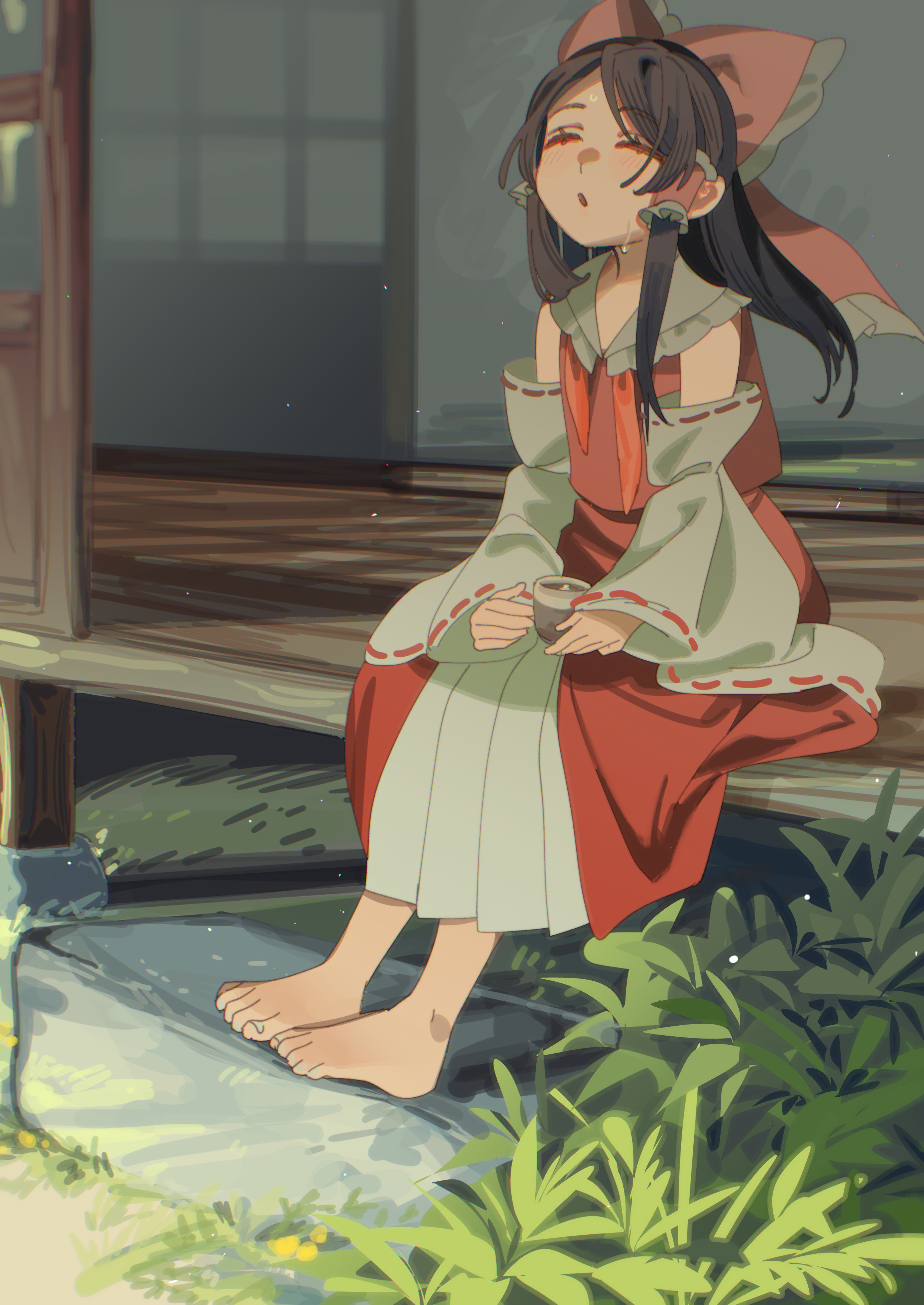 动漫午睡的灵梦画师：しちみpid：6083003