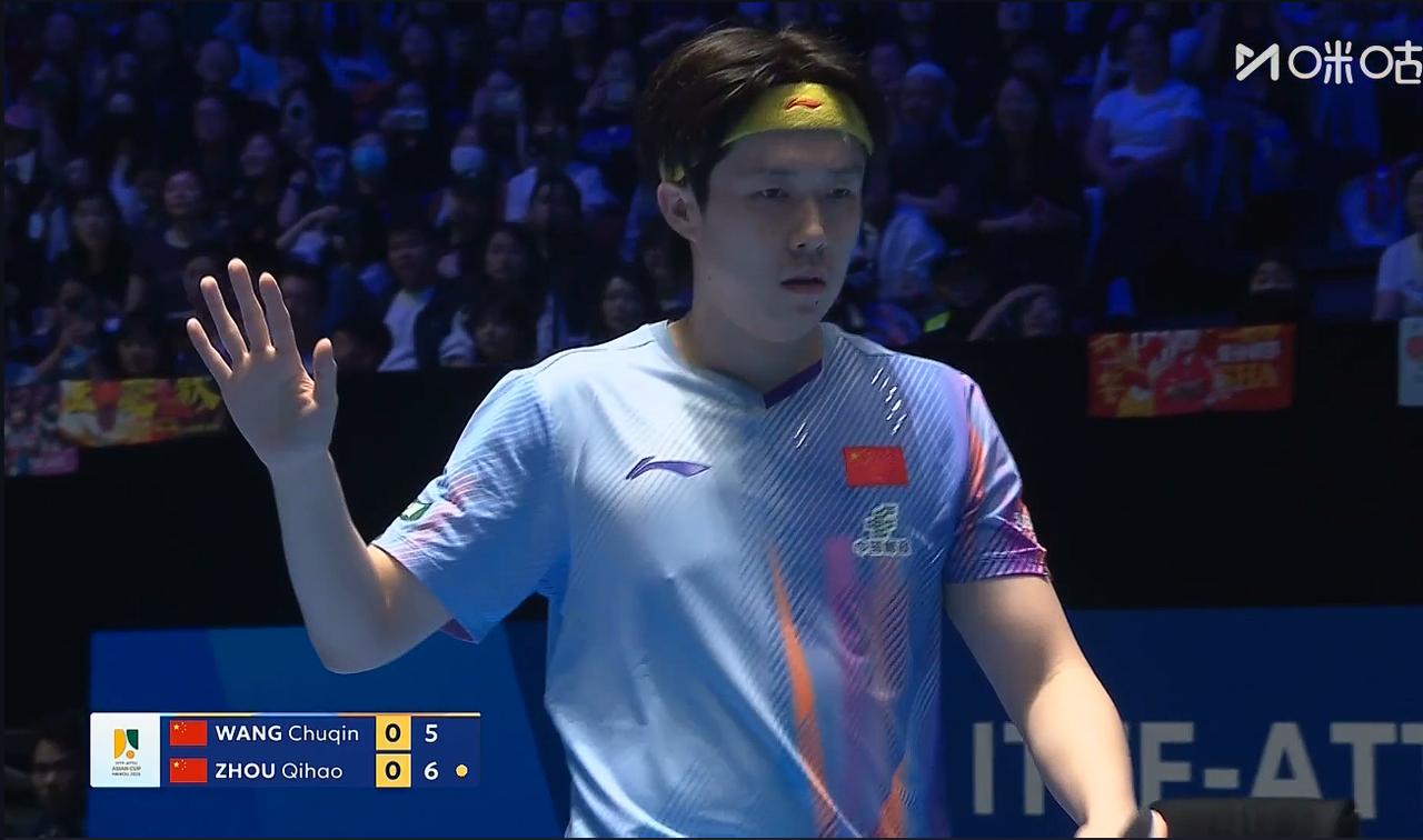 王楚钦和周启豪这场魏桥队内赛，两人真是打爽了！[呲牙笑]两人打完都笑嘻嘻的拍对