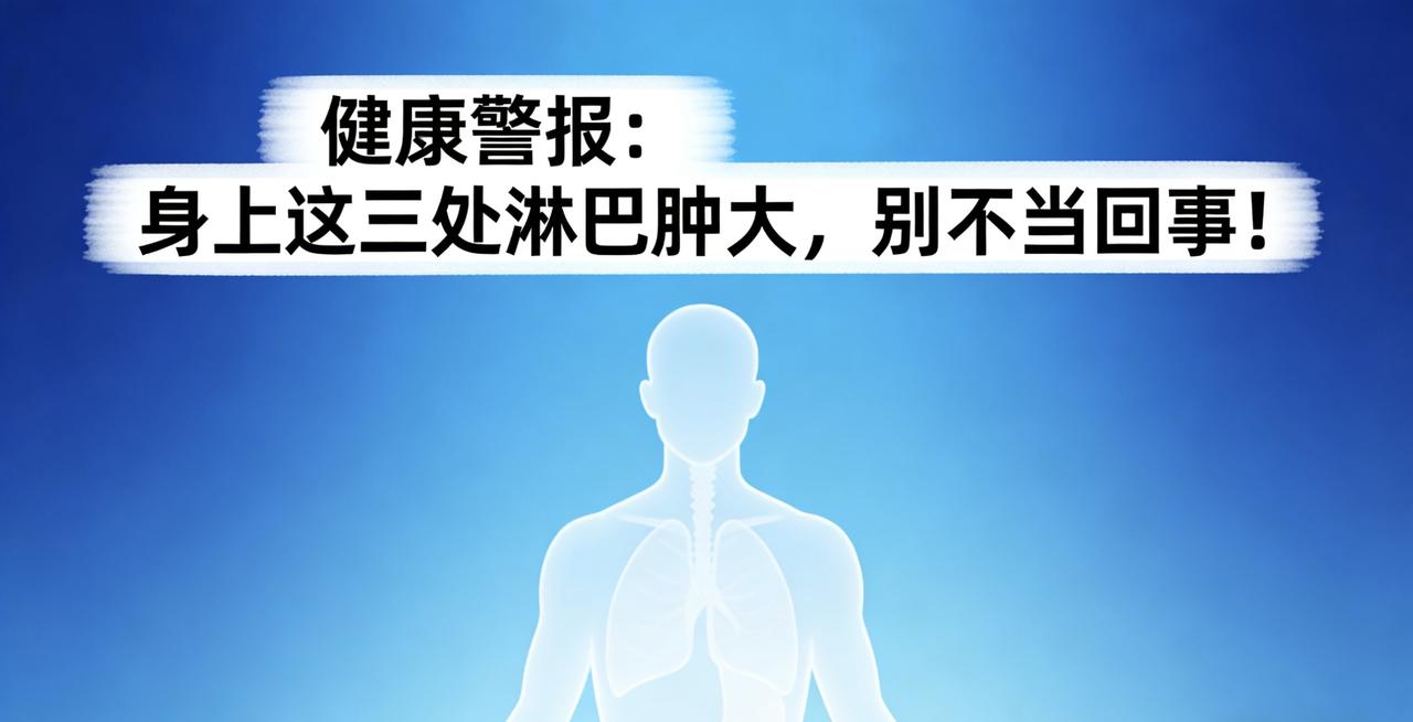 【健康警报：身上这三处淋巴肿大，别不当回事！】淋巴系统是身体的“安保网络”，