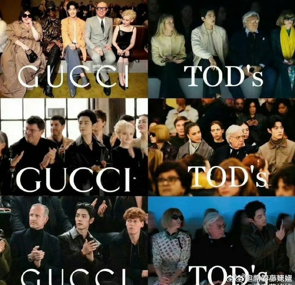 肖战gucci大秀下班国人之光，肖战从担任Gucci和TODS全球代言人开始