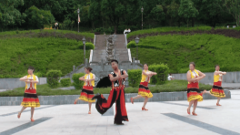 云南立铭广场舞害羞羞正面背面含教学 彝族舞蹈