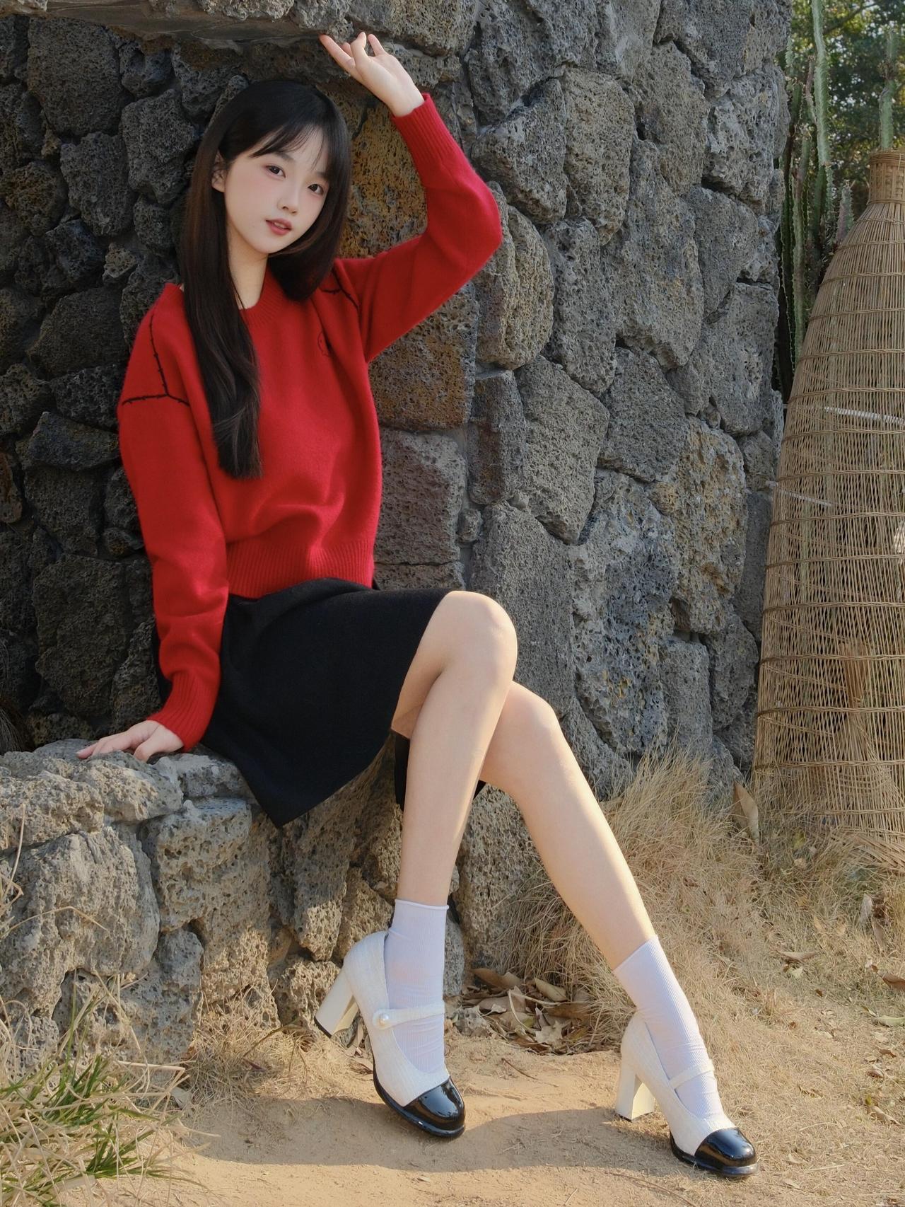 分享唯美照片减龄少女感穿搭