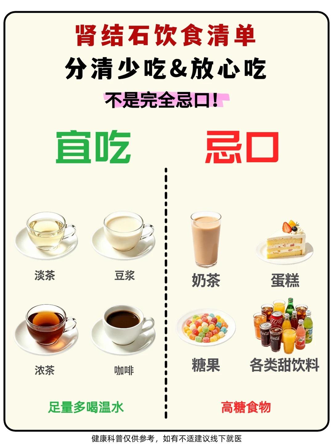 肾结石饮食清单：分清少吃和可以放心吃的食物