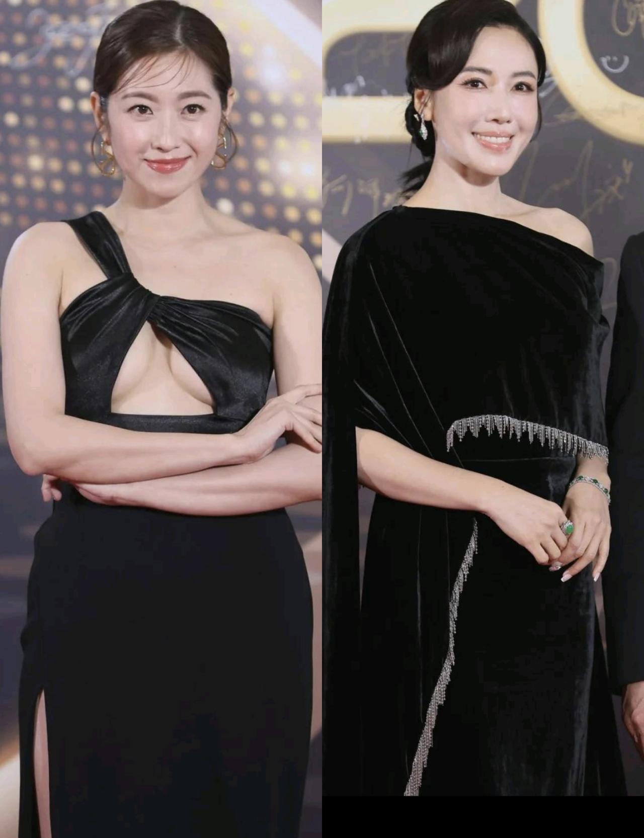 黑色镂空。高开叉劈开红毯。陈自瑶一转身，背脊全裸——万千星辉的镜头，瞬间烫伤