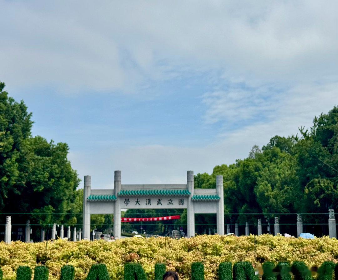 今天主要游武大校园。这人也太多了，人山人海的[捂脸哭]这次来武汉最大的感受就是，建