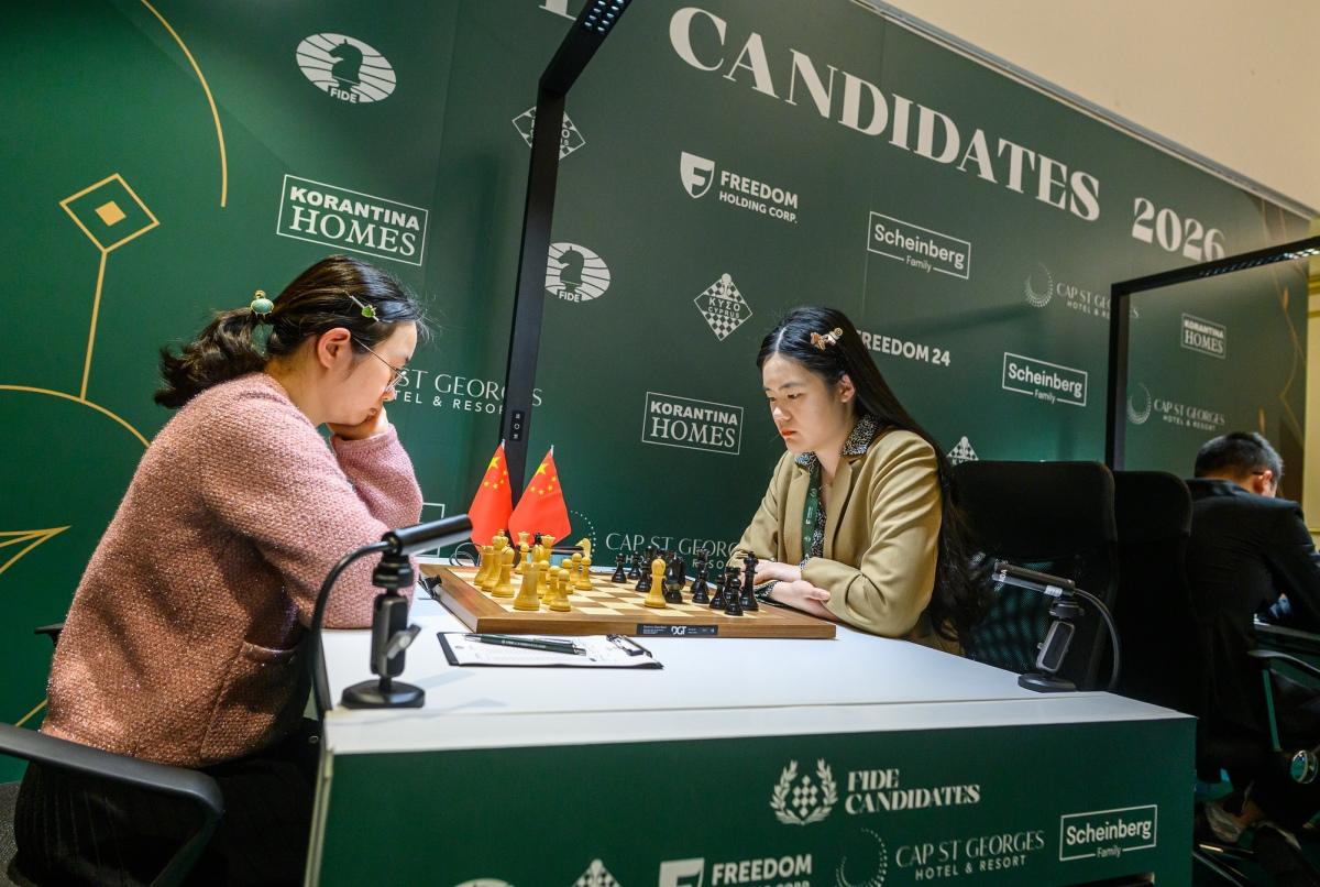 朱锦尔击败谭中怡!4月7日，国际象棋世界冠军候选人赛结束第八轮比赛。朱锦尔战