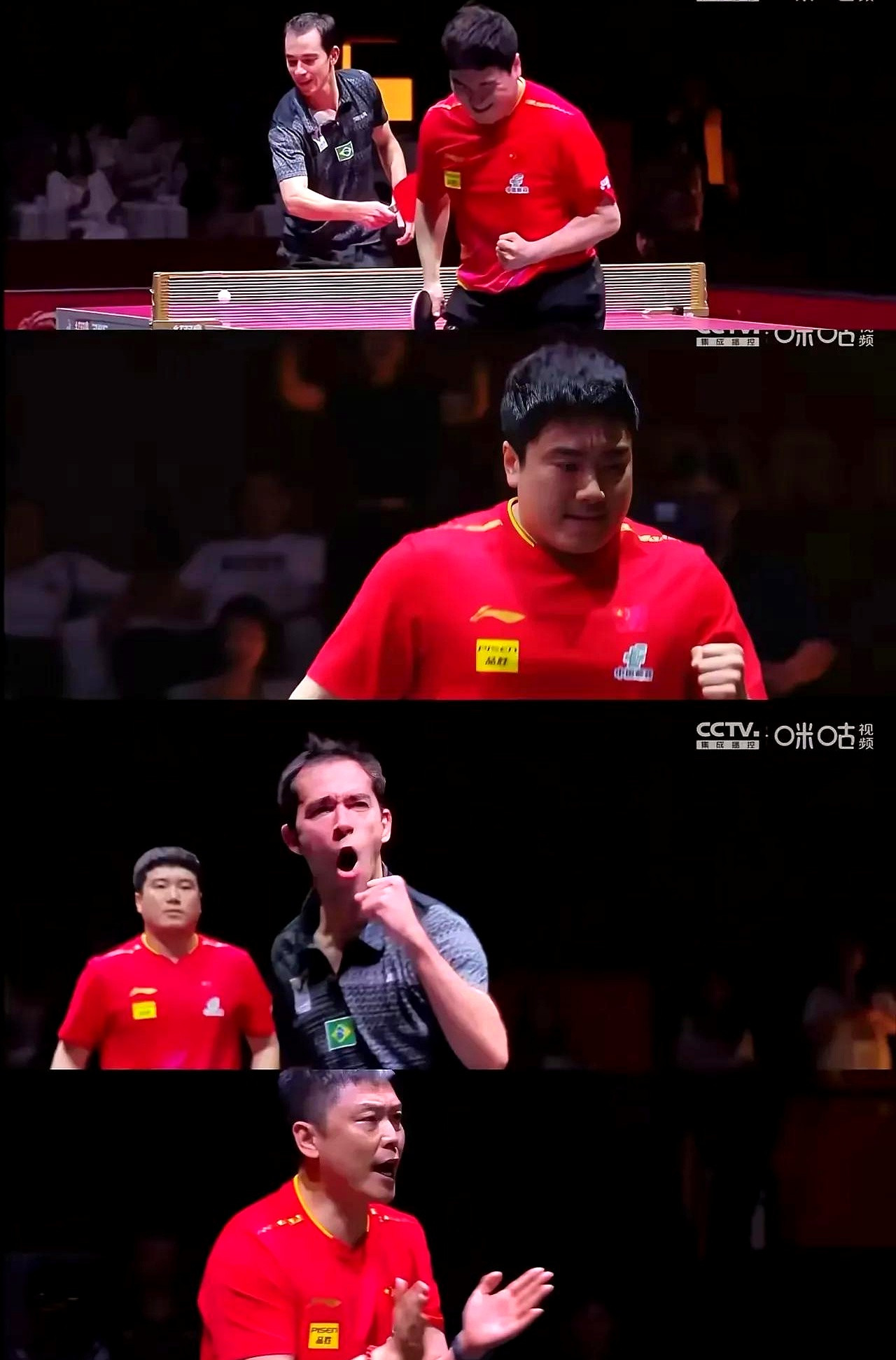 多想想自己不是雨果太强，而是这一届的我国男乒太弱！无论是林诗栋，
