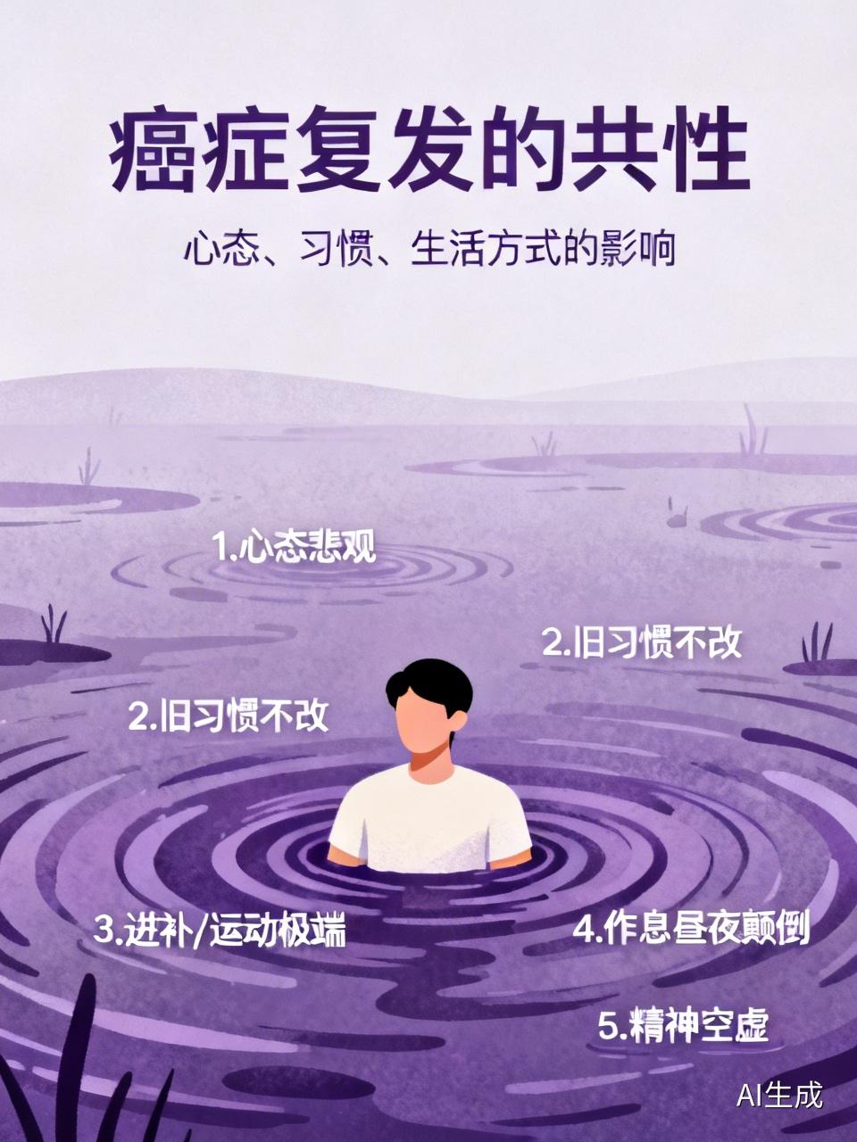经常复发的癌症病人会有哪些共同点可以说我很心疼这些病友，他们像是