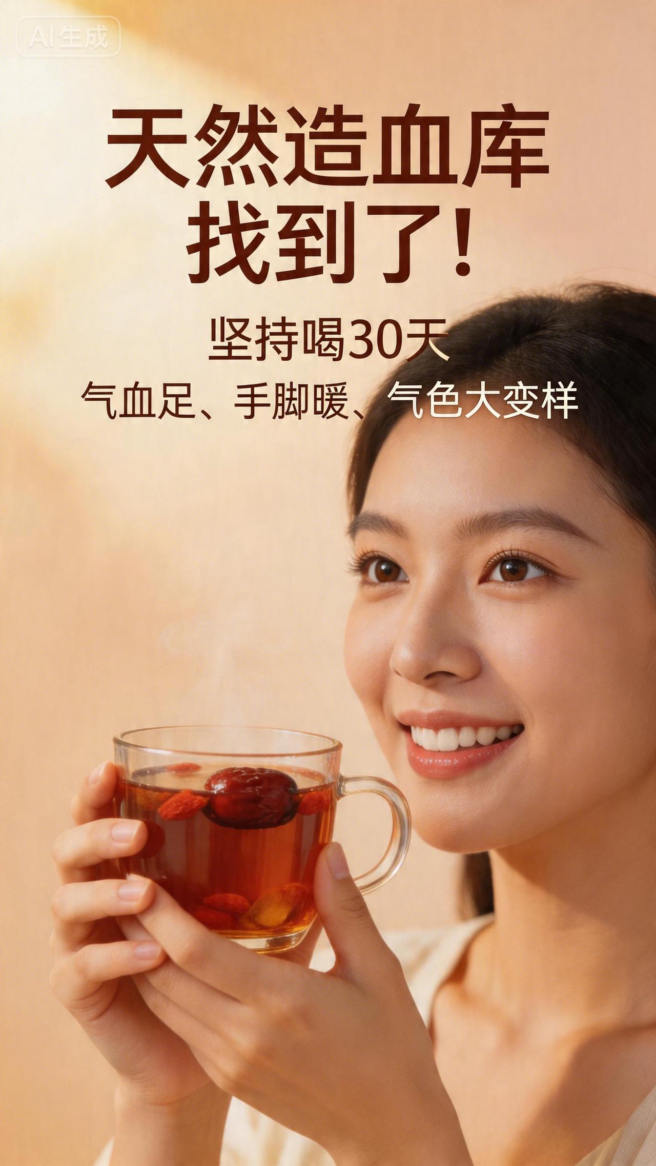 天然造血库找到了！坚持喝30天，气血足、手脚暖、气色大变样你是不是也这样：冬