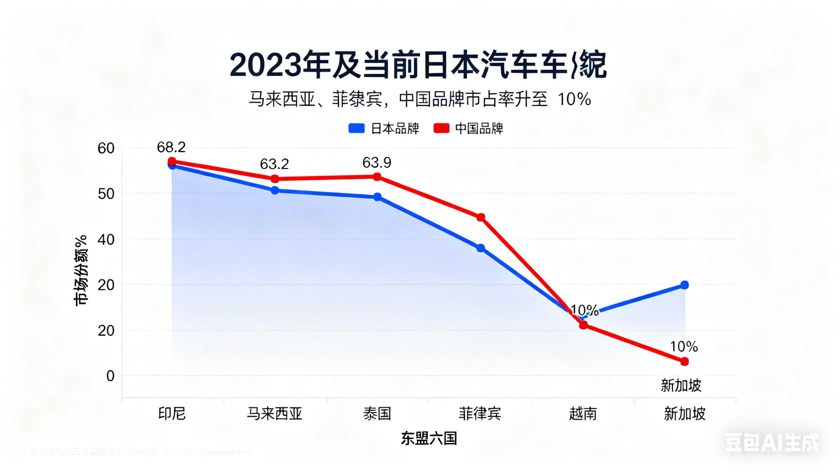 汽车纯电动汽车【日系车东盟份额下滑，中国品牌崛起成第二】最新数据显示，