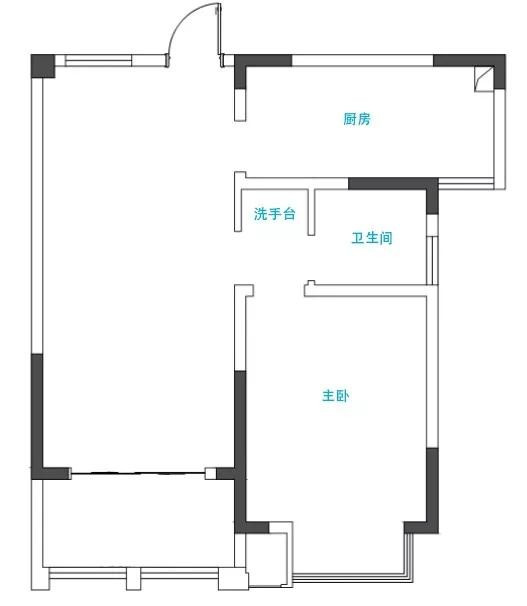 不婚主义的她买下65㎡小户型, 浑然天成