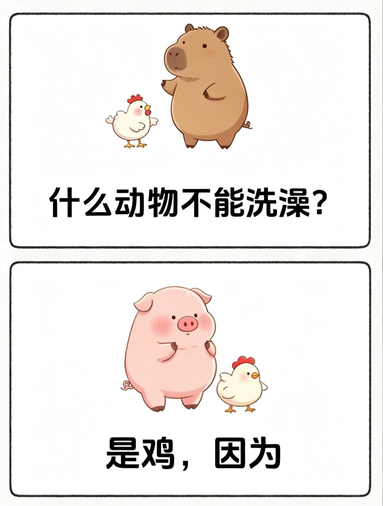 哈哈哈，笑颠了（关于小鸡的有梗笑话）好颠的世界离谱但合理合理但有病幽