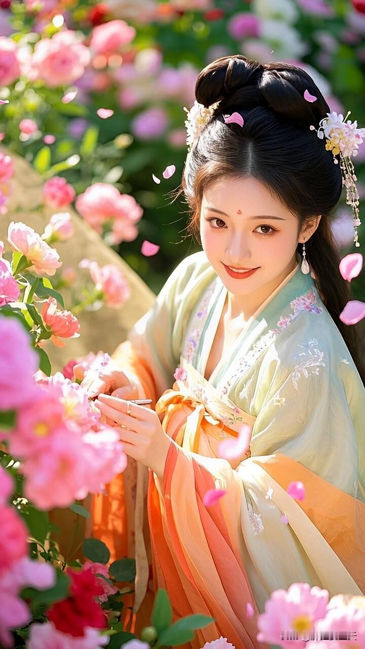 细数流年，古风美人似画中仙子下凡尘。