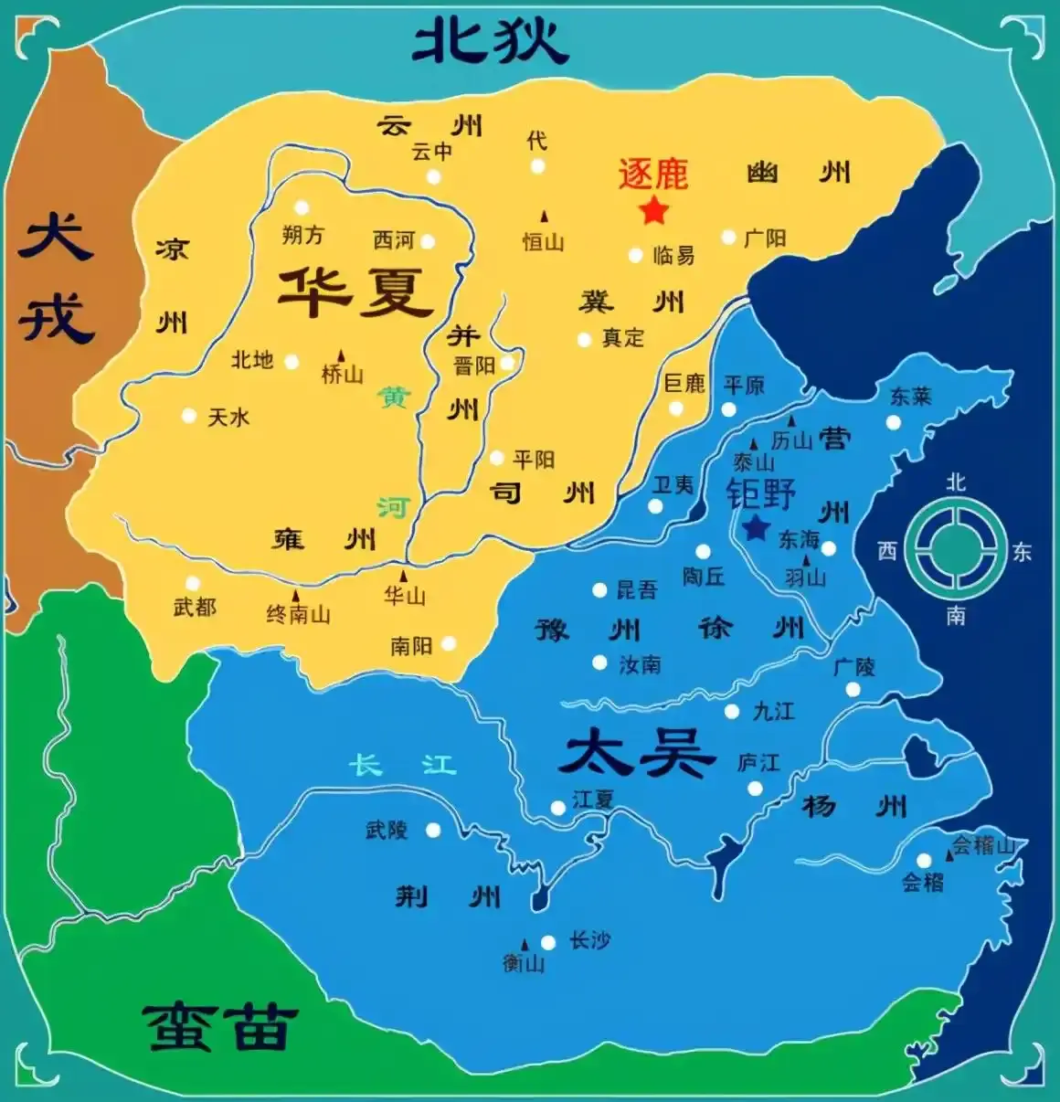 东夷太昊势力范围图一览
