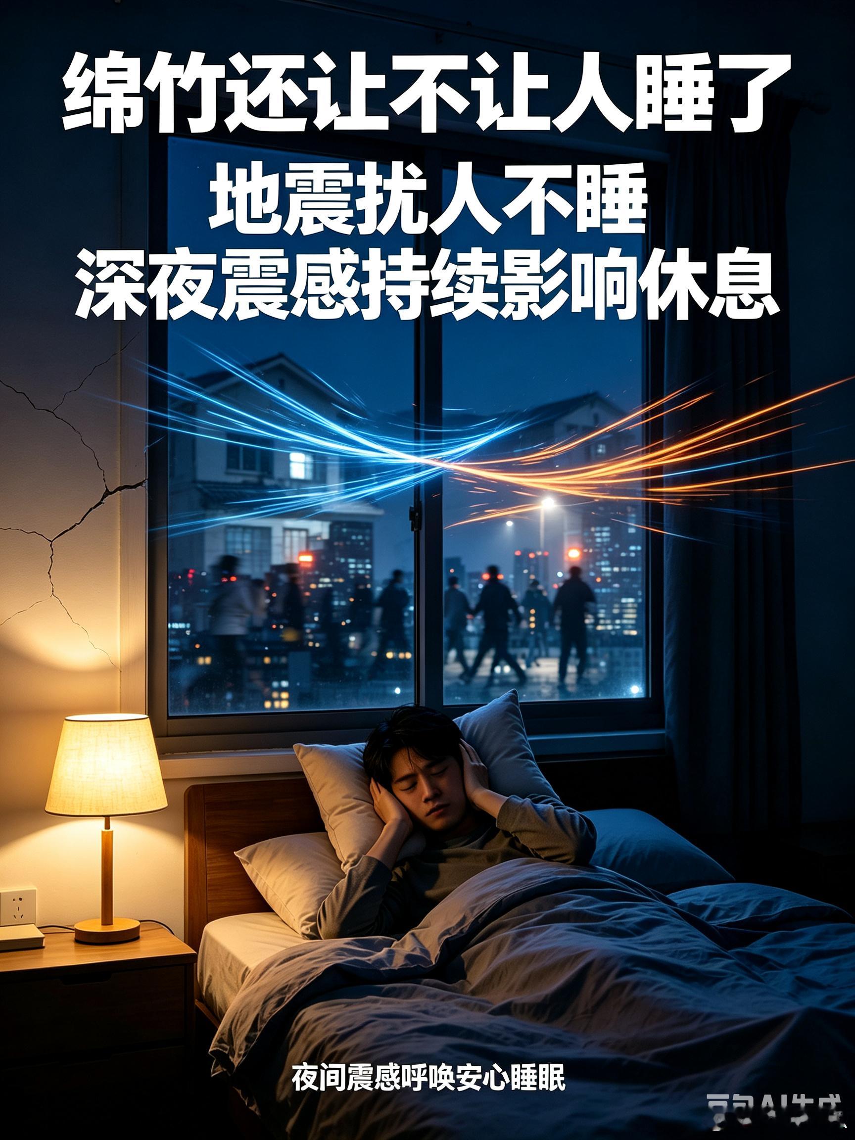 绵竹还让不让人睡了7月5日深夜，四川绵竹市半小时内接连发生三次四级以上地震，最