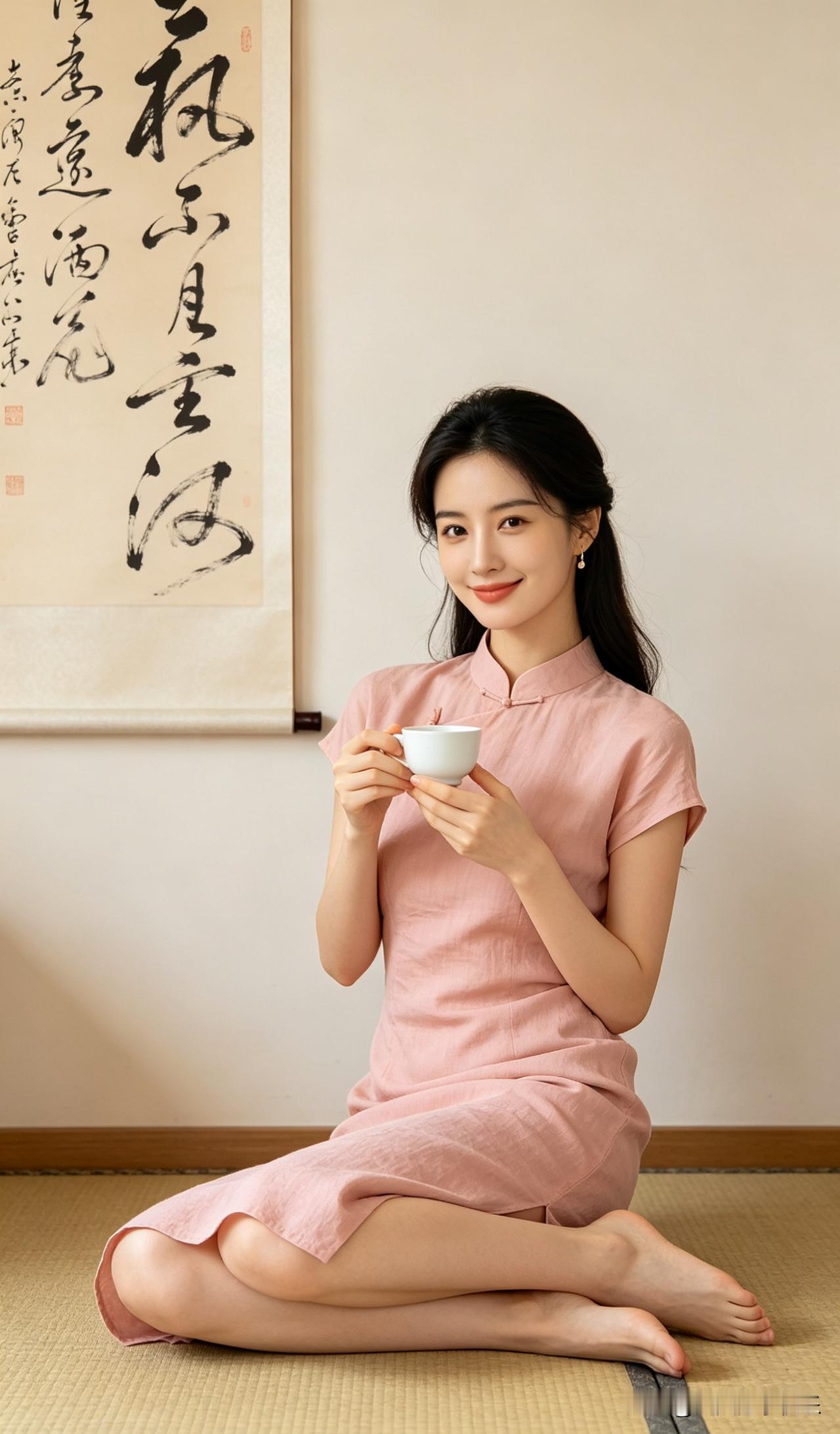 ai宝妈在家里喝茶。ai宝妈宝妈辣妈ai辣妈宝妈ai美女高清美女a