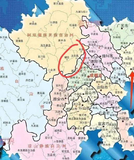 汶川县的地理位置挺不错的，紧靠省会成都，虽然属于阿坝藏族羌族自治州，但是这里的人