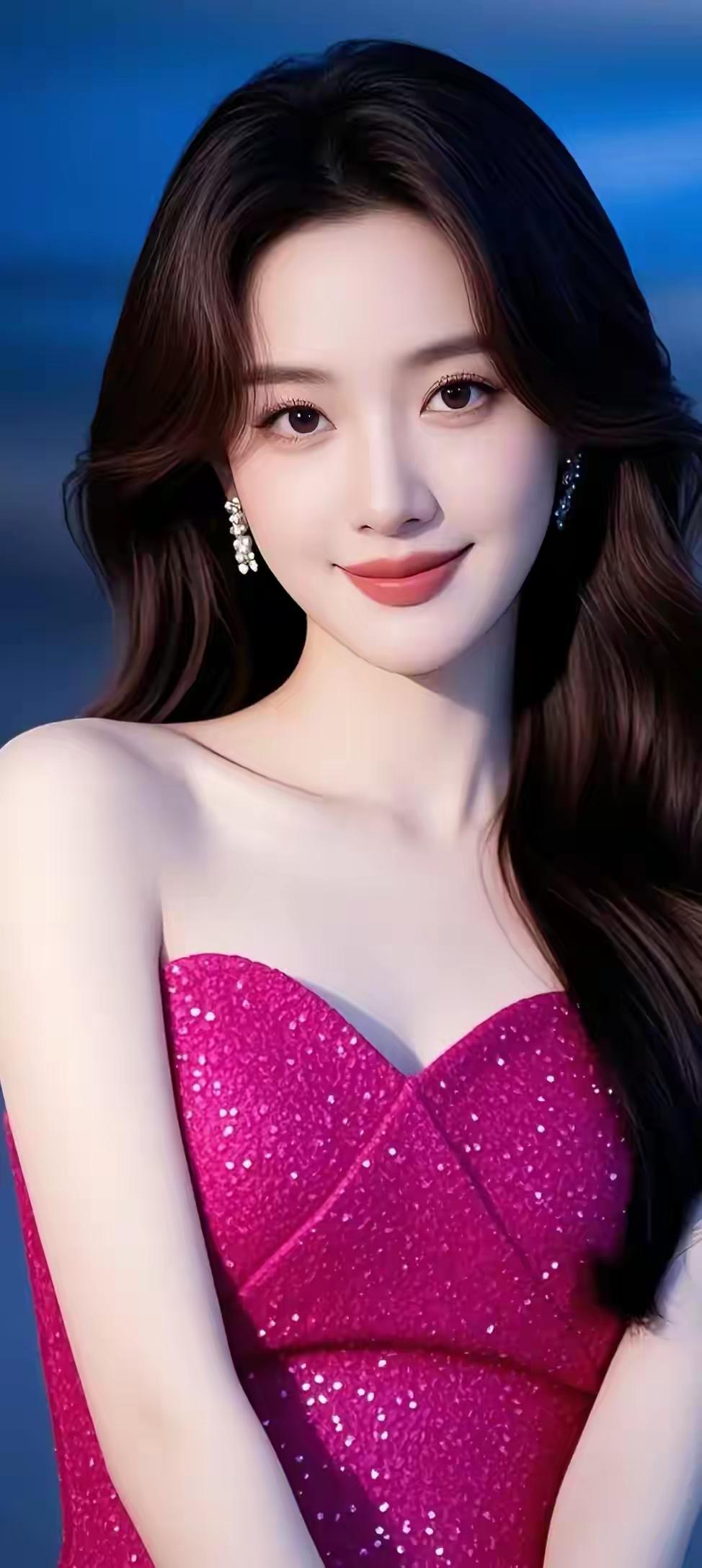 ✨闪亮红裙✨优雅女神✨🌟🌺💖