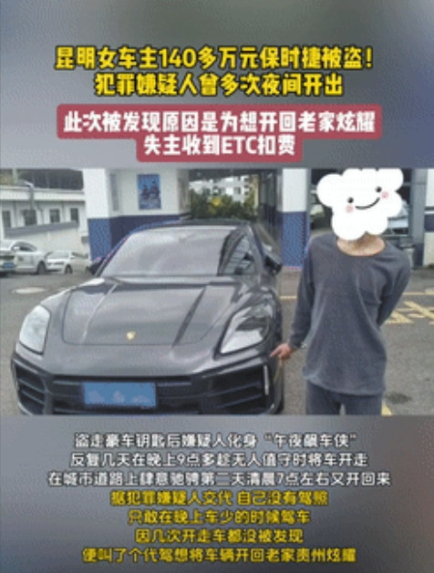奇了怪了！云南昆明，一女子意外发现自己价值140多万的豪车，明明停放在车位上没动