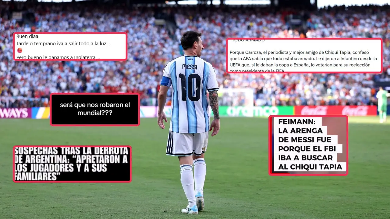 阿媒: 从被保送到被做掉? 阿根廷输球后, 阴谋论换了方向