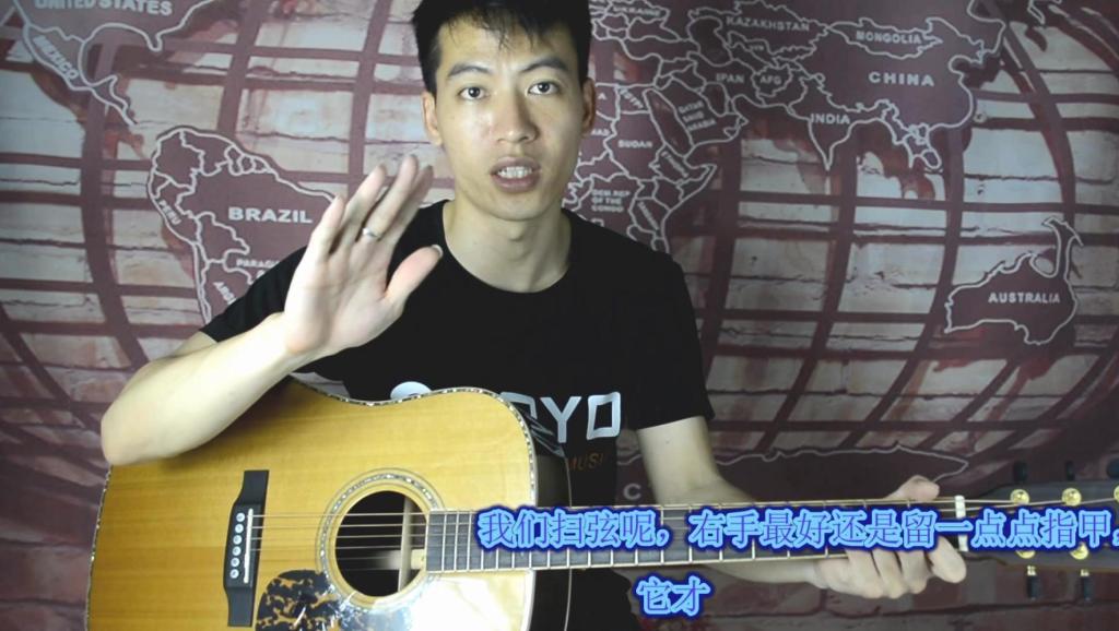 刘天礼民谣吉他视频教程 93泛音调弦法[www.l