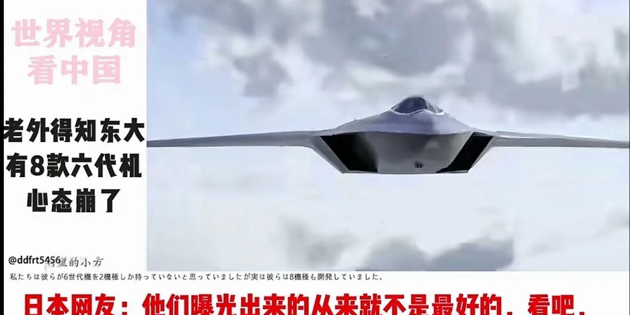 老外得知东大居然有八款六代机，心态崩了……印度网友心态最酸:印度行，你们也行？