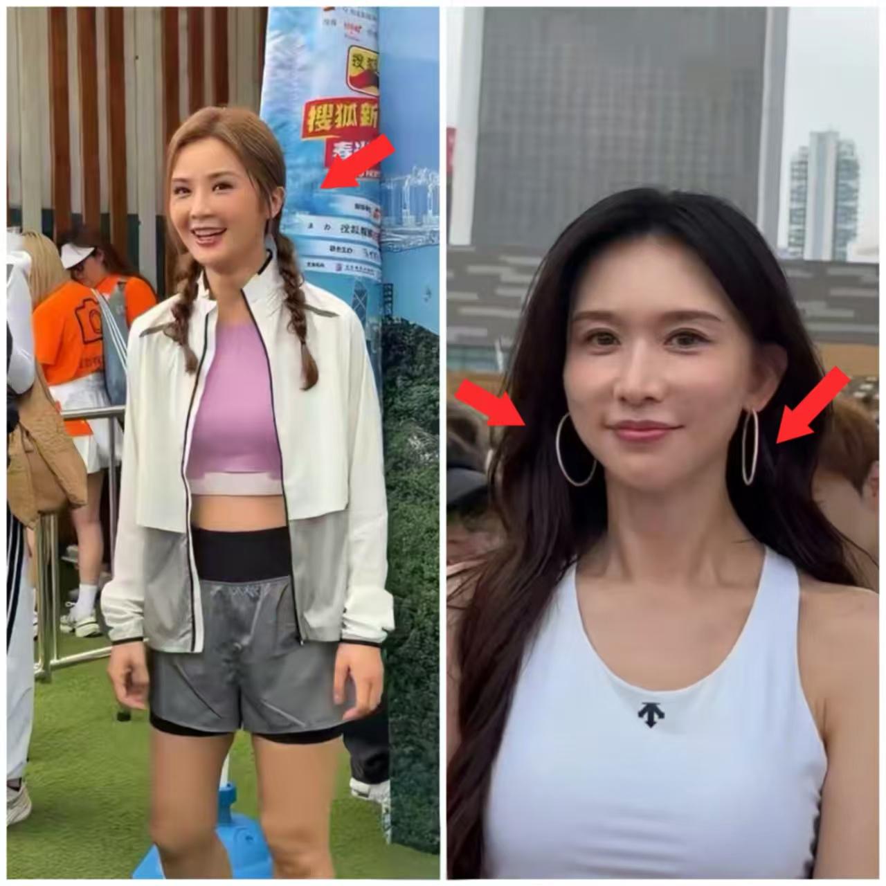 都说香港马拉松51岁的林志玲赢麻了！可惜有一个地方她彻底暴露了年龄，想藏