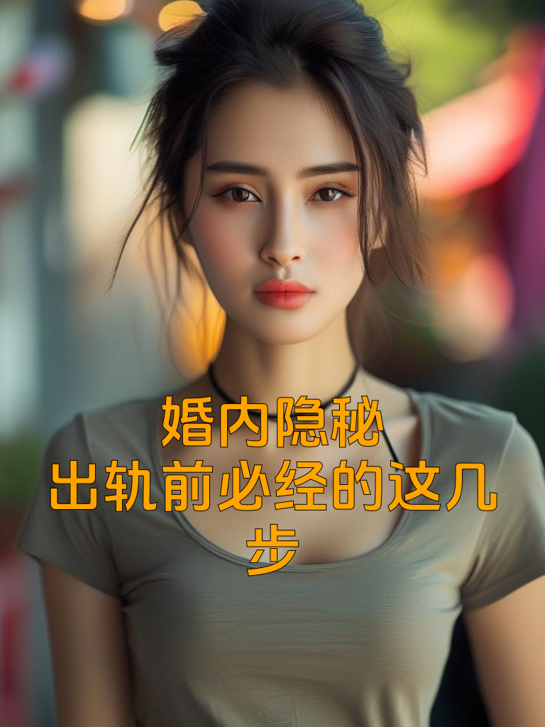 婚内隐秘，出轨前必经的这几步