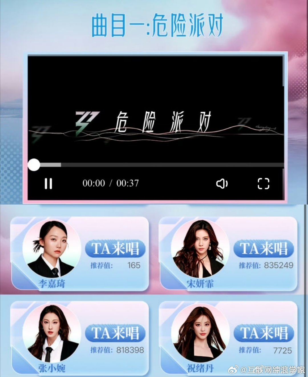啊？乘风20251v1投票结果就这样定了？这分组也太莫名其妙了吧……我以为会