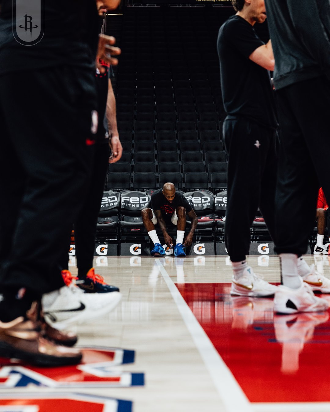 火箭队赛前热身🚀开拓者vs火箭休斯顿火箭