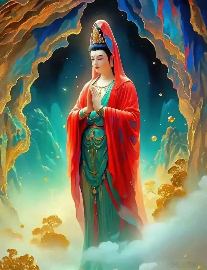 菩萨赐福，刷到【红衣菩萨】记得马上许愿，真的很灵的！