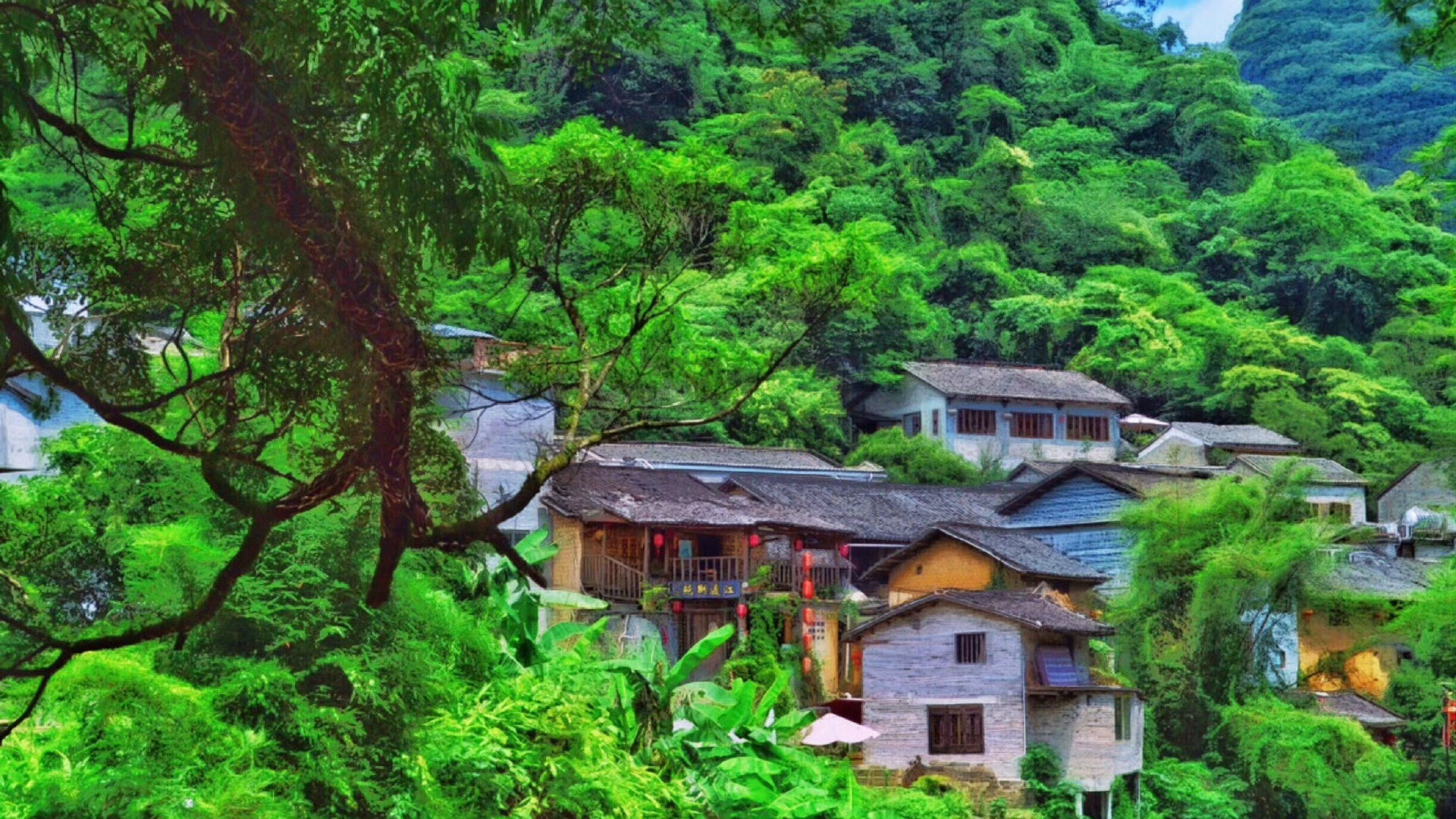广西黄姚古镇，山水环抱的梦境家园！​​​