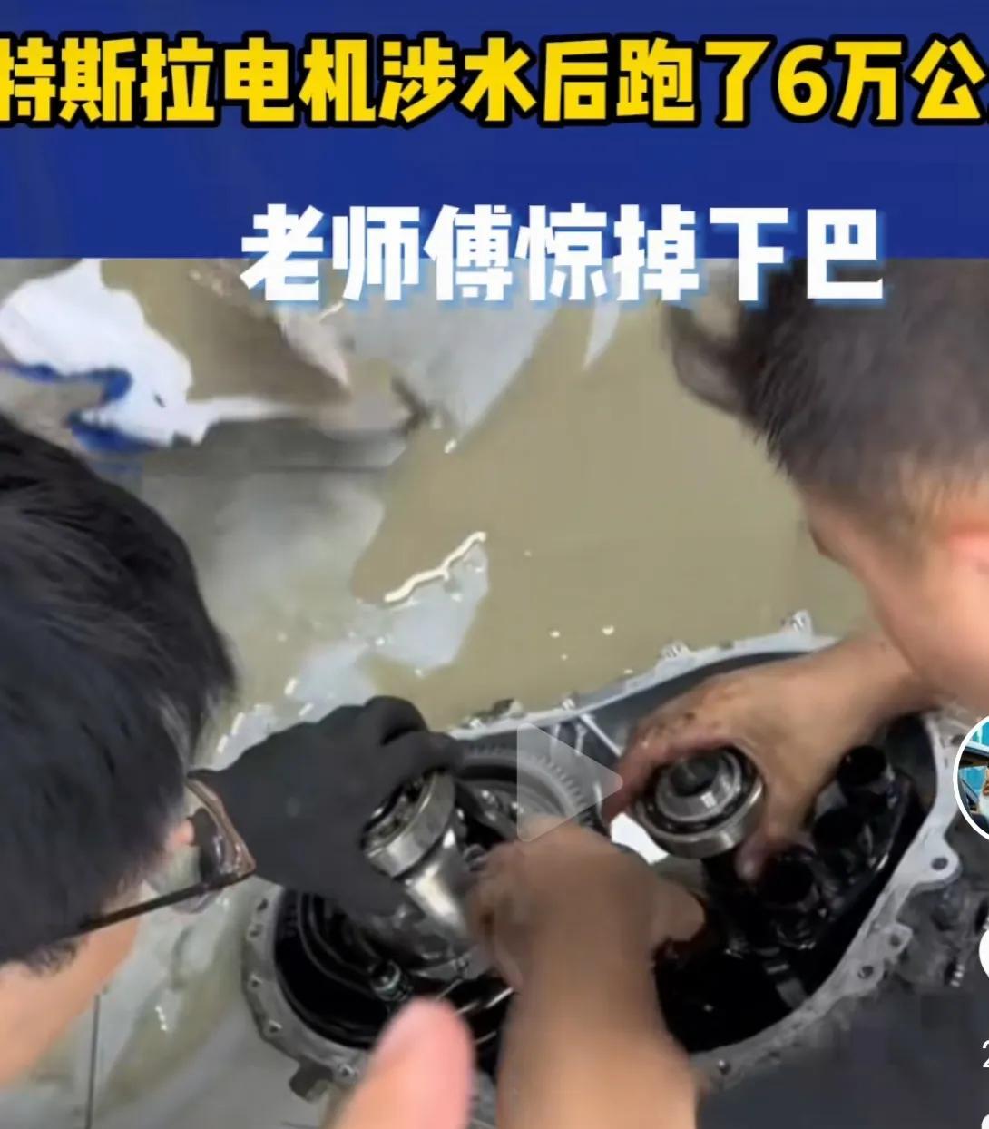 特斯拉的质量到底有多恐怖？燃油车不能涉水是怕发动机进水，电车也不能进水，是怕电机