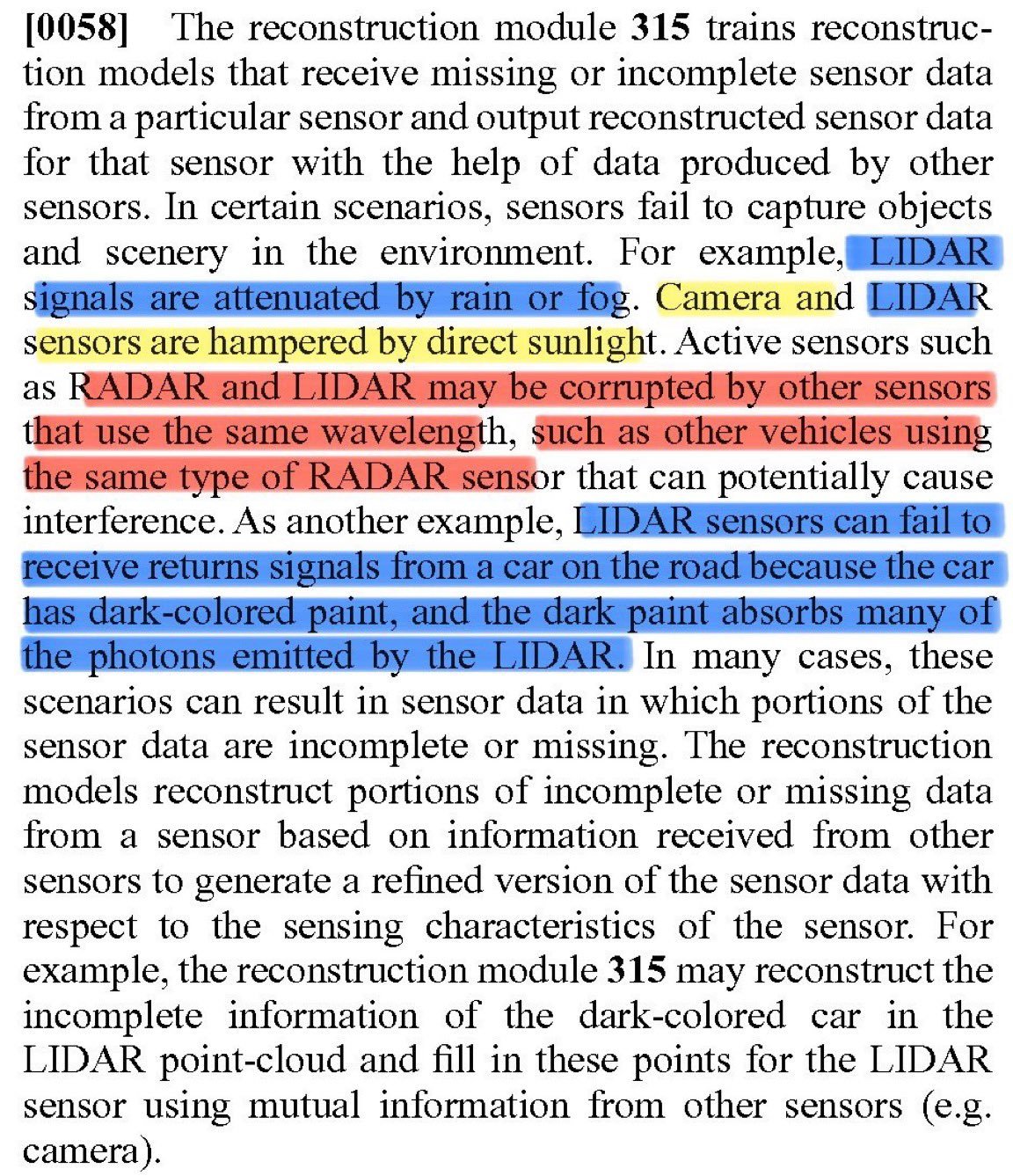 特斯拉在2017年3月23日申请的这项专利，从物理层指出激光雷达（LiDAR）在